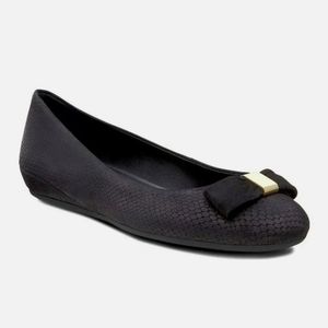 Ecco Ballerina Flats Black Women's Size 39